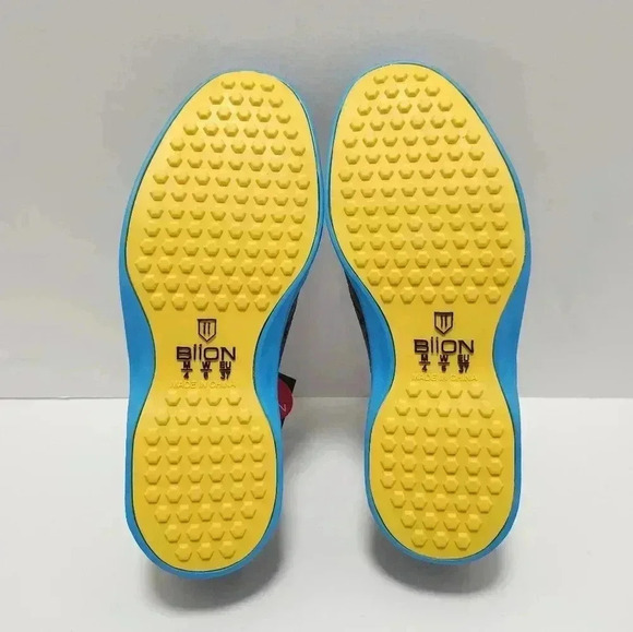 Biion Womens Golf Shoes Size 6 Eva The Oxford Black Blue NEW Spikeless - Picture 7 of 7